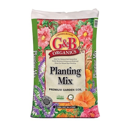 G&B Organics Planting Mix (2 cubic foot bags)