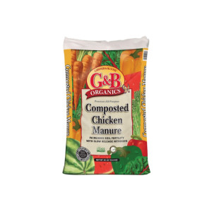 G&B ORGANICS COMPOSTED CHICKEN MANURE (30 Pounds)